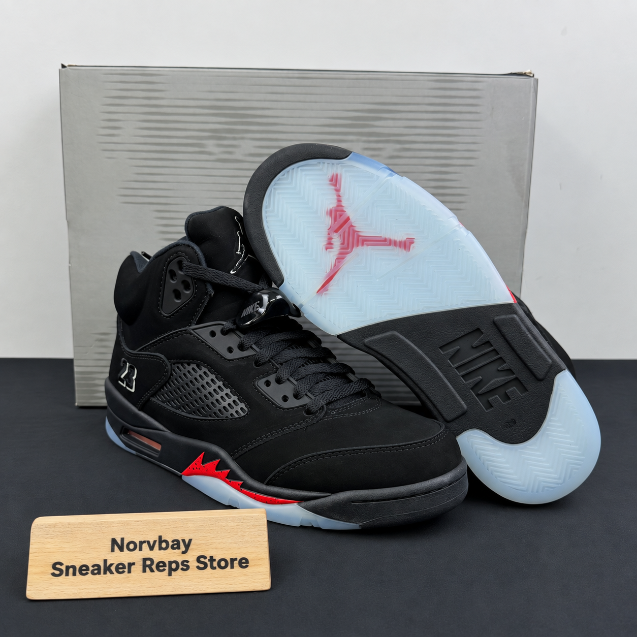 Air Jordan 5 Retro Halloween Reps Shoes - 2 of 8
