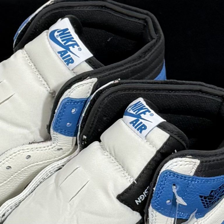 Travis Scott Fragment Air Jordan 1 High OG TS SP Military Blue Reps - 5 of 8
