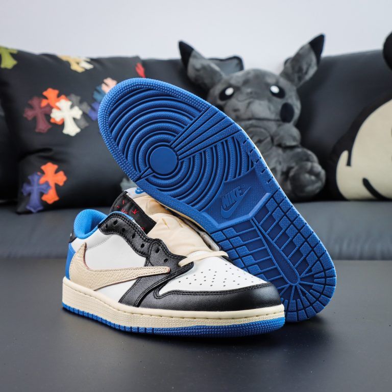 Travis Scott x Air Jordan 1 Low Fragment Design Reps - 3 of 8