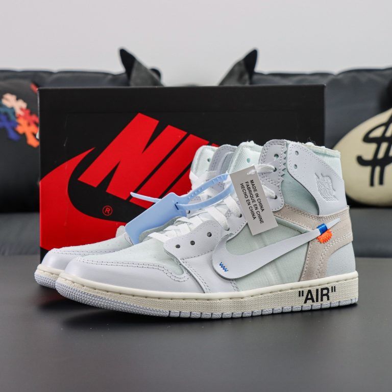 Off White Air Jordan 1 Retro High Euro Reps - 1 of 8