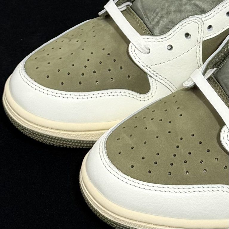Travis Scott x Air Jordan 1 Low Medium Olive Reps - 8 of 8