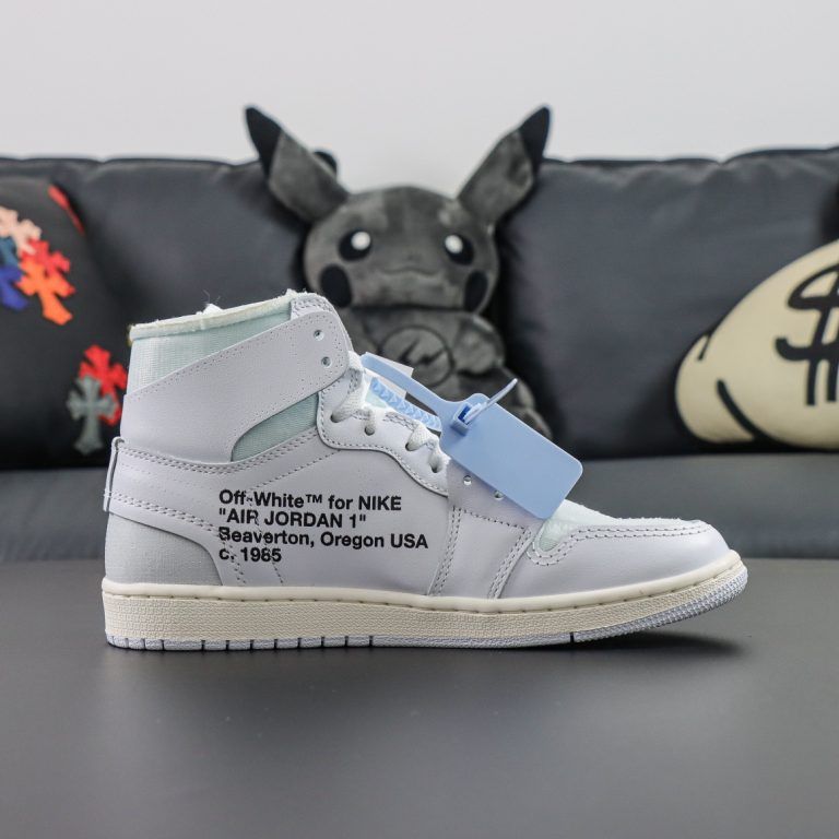 Off White Air Jordan 1 Retro High Euro Reps - 2 of 8