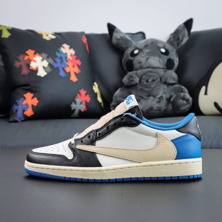 Travis Scott x Air Jordan 1 Low Fragment Design Reps - 7 of 8