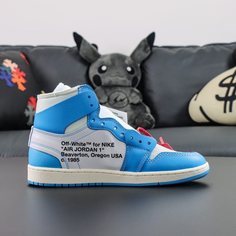 Off White Air Jordan 1 Retro High OG UNC Reps - 3 of 8