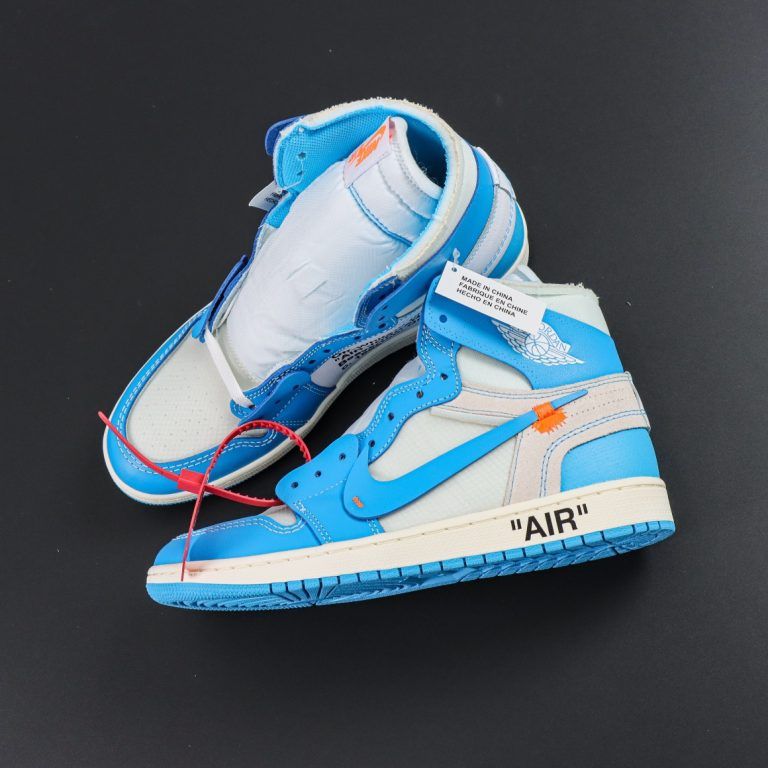 Off White Air Jordan 1 Retro High OG UNC Reps - 2 of 8
