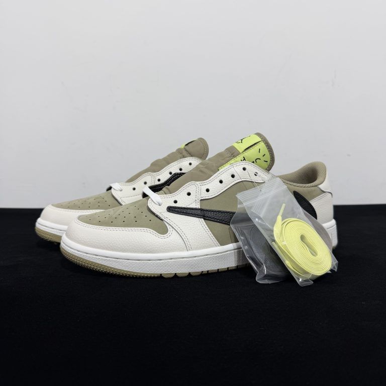 Travis Scott Air Jordan 1 Low OG Golf Neutral Olive Reps - 4 of 8