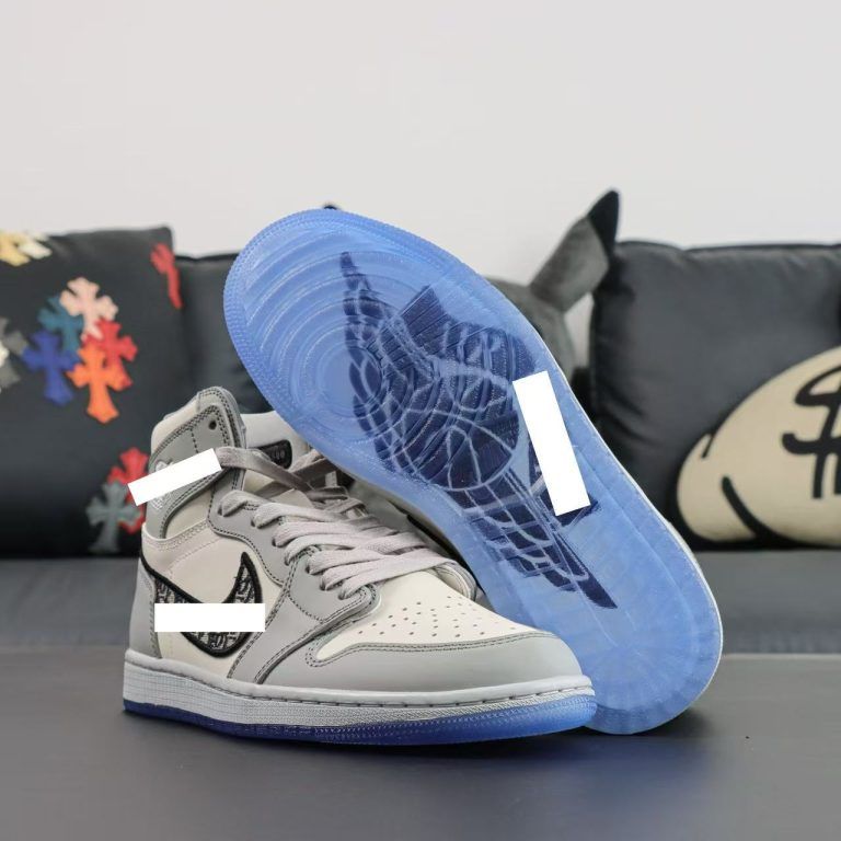 Dior x Air Jordan 1 High reps basketball shoes - 5 of 8