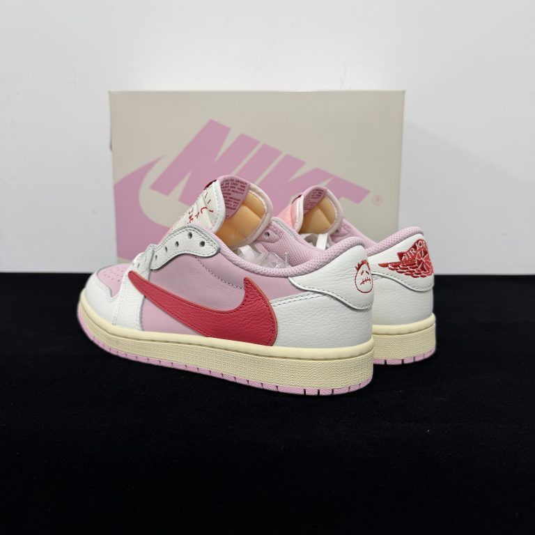 Travis Scott Air Jordan 1 Tropical Pink Reps - 4 of 8