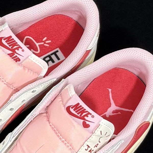 Travis Scott Air Jordan 1 Tropical Pink Reps - 6 of 8