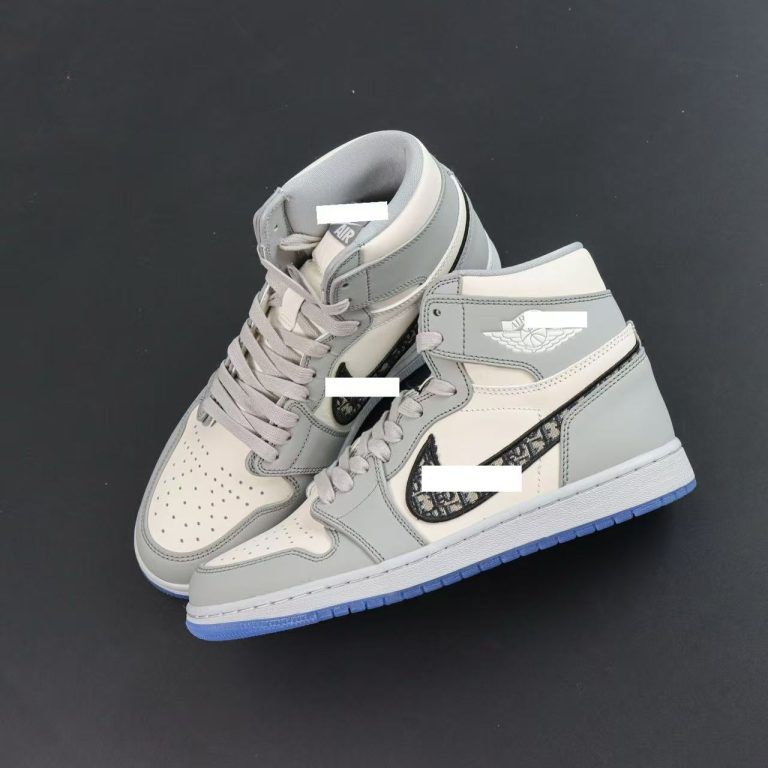 Dior x Air Jordan 1 High reps basketball shoes - 3 of 8