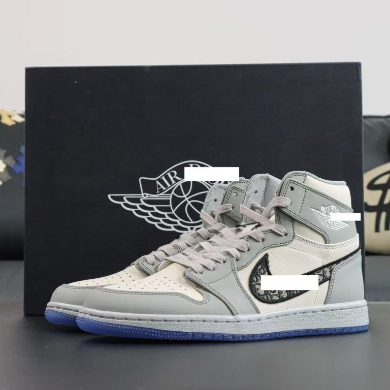 Dior x Air Jordan 1 High reps basketball shoes - 1 of 8