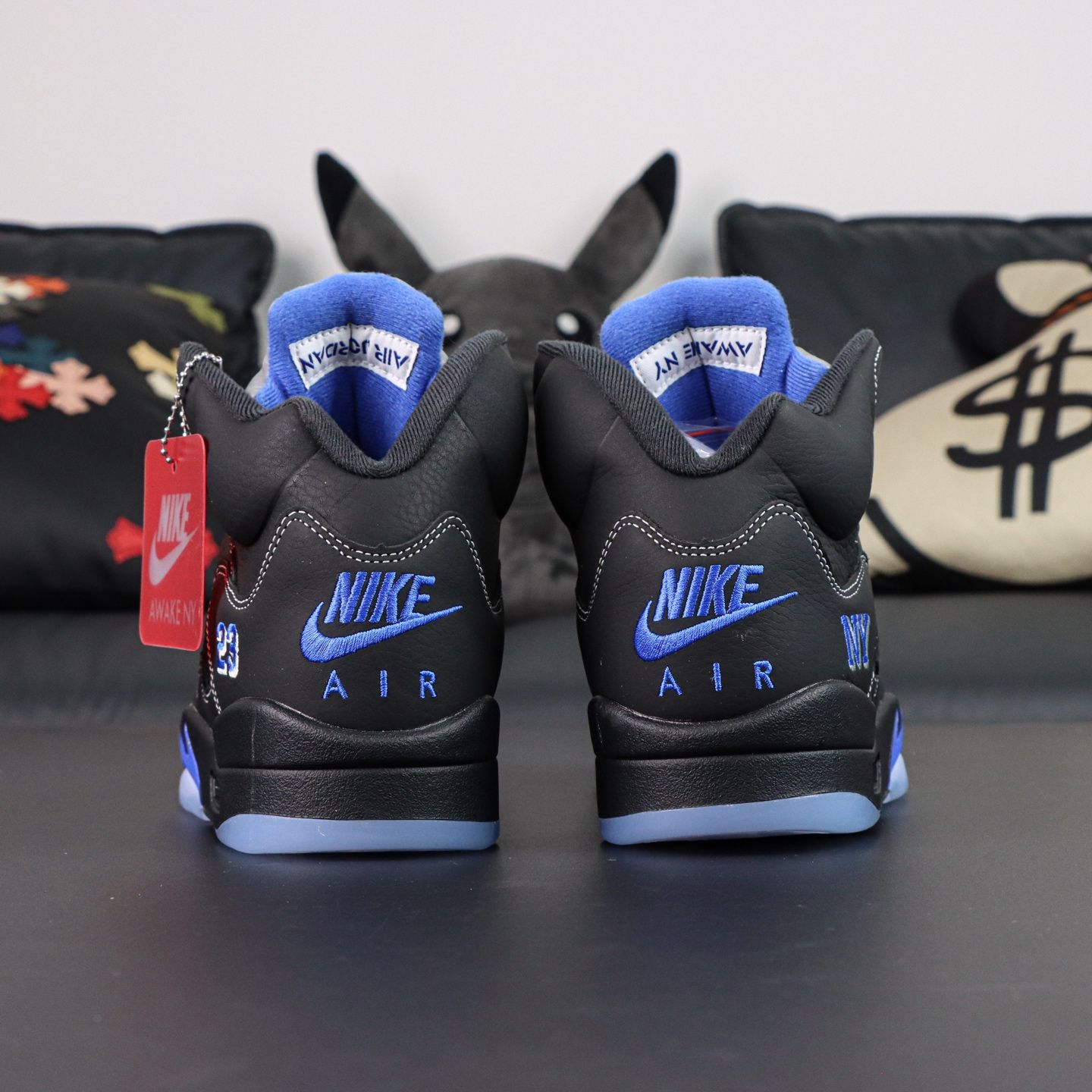 Awake NY x Air Jordan 5 Retro Black Reps - 3 of 7