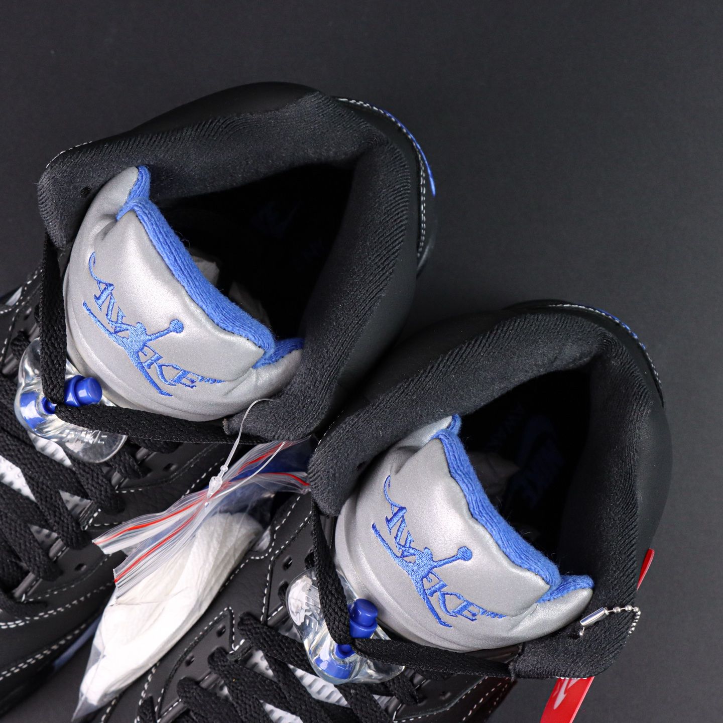 Awake NY x Air Jordan 5 Retro Black Reps - 6 of 7