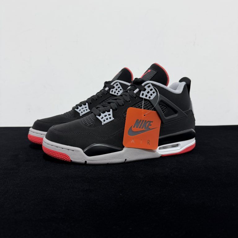 Air Jordan 4 Retro Bred 2019 Reps shoes - 4 of 8
