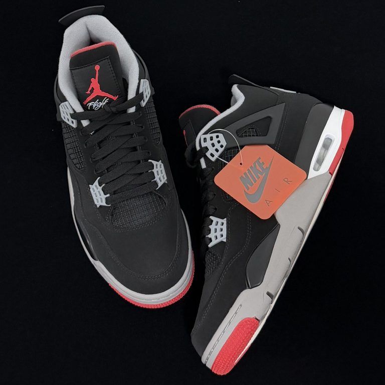 Air Jordan 4 Retro Bred 2019 Reps shoes - 7 of 8
