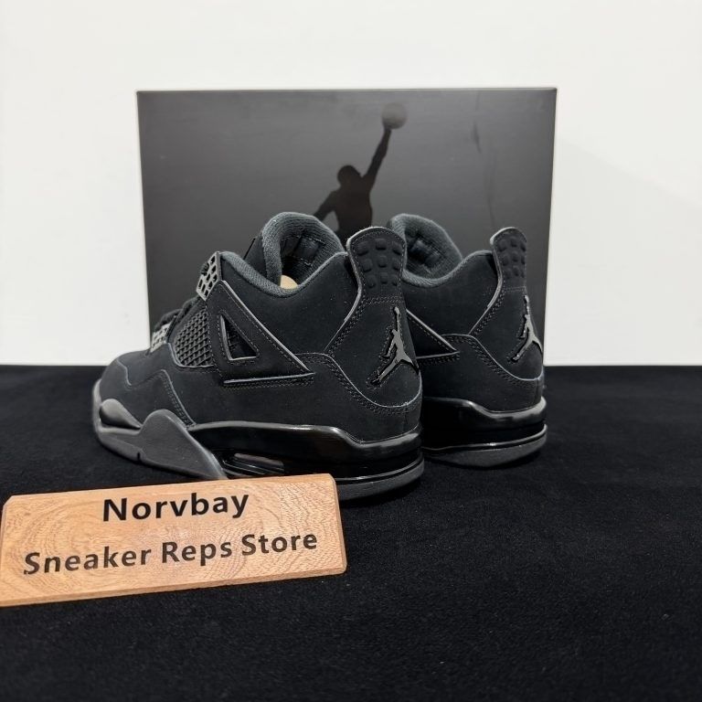 Air Jordan 4 Retro Black Cats Reps shoes - 3 of 8