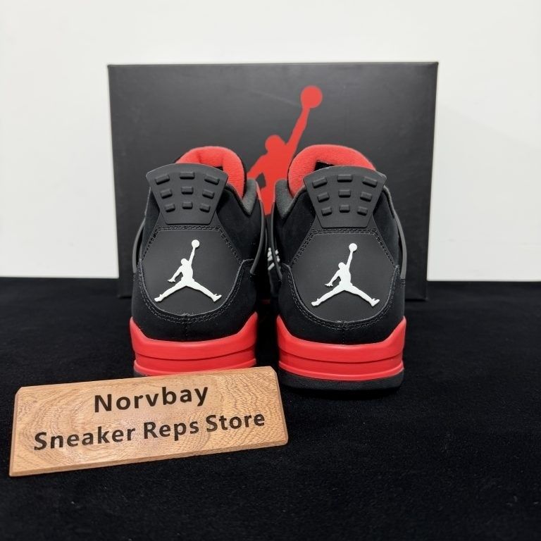 Air Jordan 4 Retro Red Thunder Reps shoes - 2 of 8