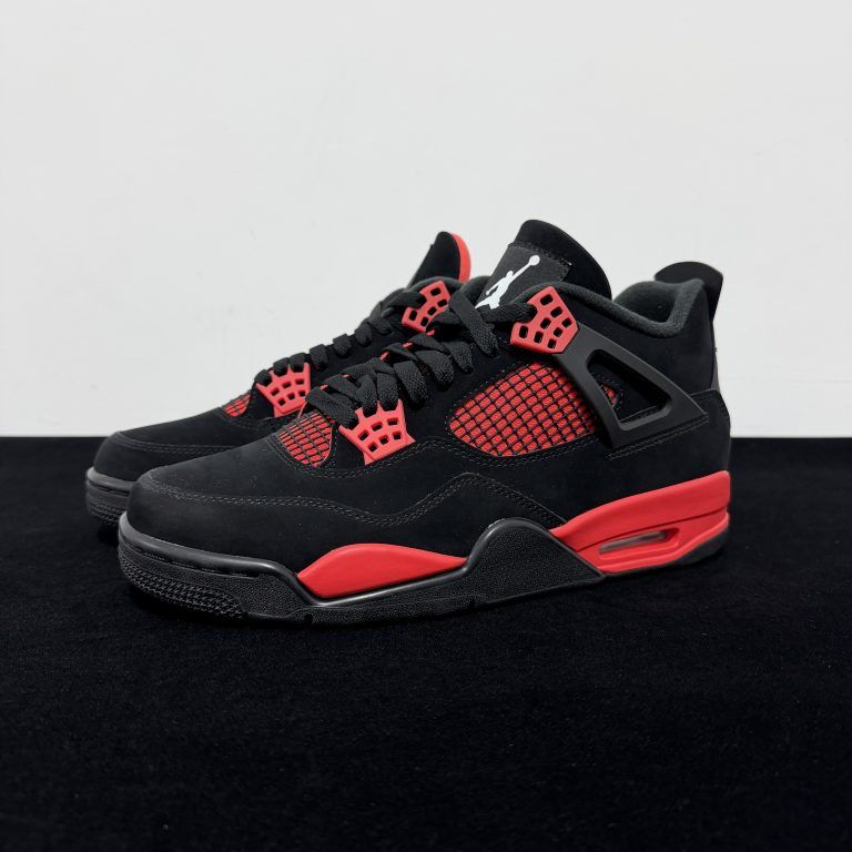 Air Jordan 4 Retro Red Thunder Reps shoes - 4 of 8