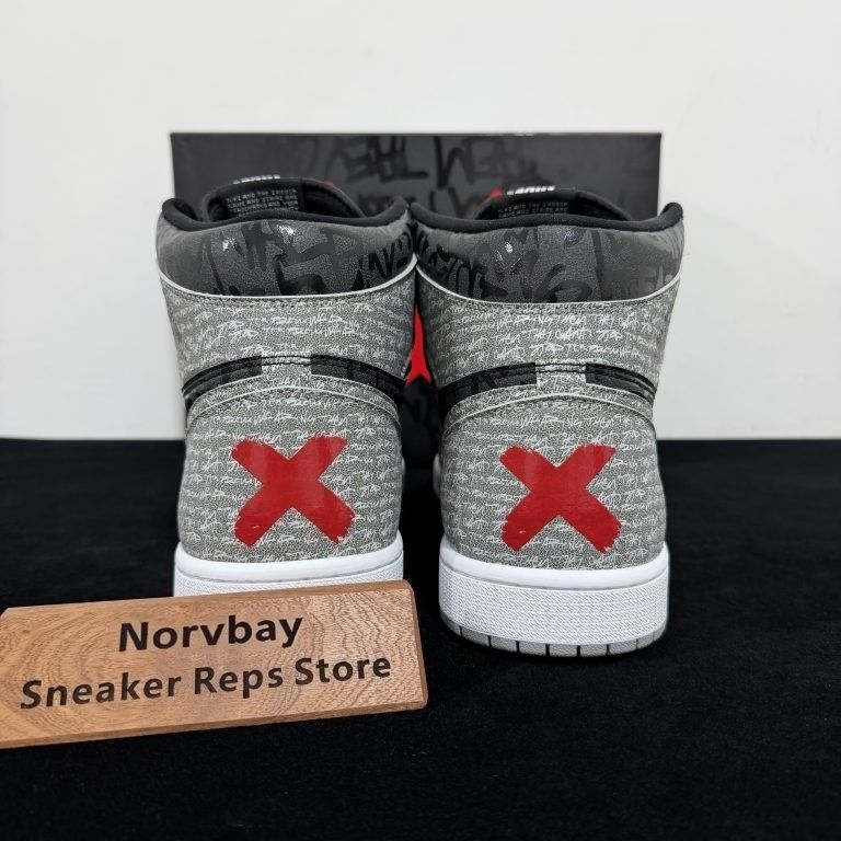 Jordan 1 High OG Rebellionaire Replica - 2 of 8