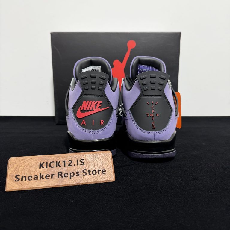 Jordan 4 Travis Scott Purple Reps shoes - 2 of 8