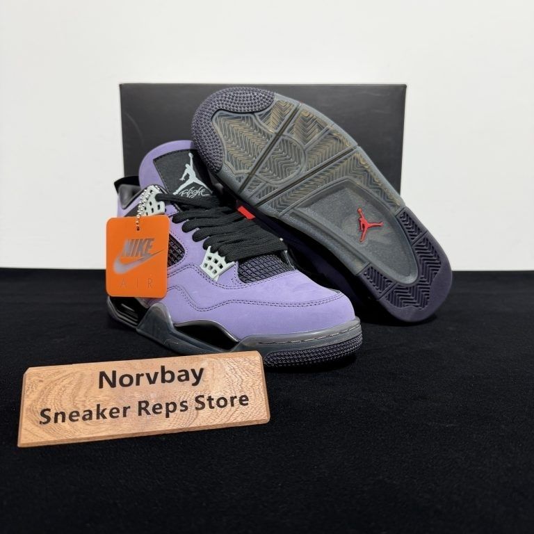Jordan 4 Travis Scott Purple Reps shoes - 3 of 8