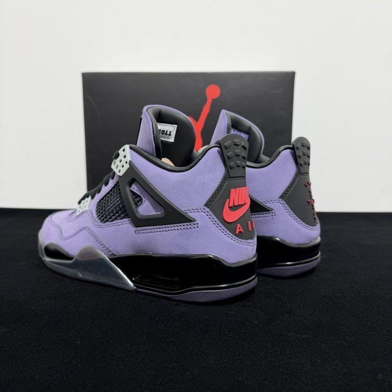 Jordan 4 Travis Scott Purple Reps shoes - 4 of 8