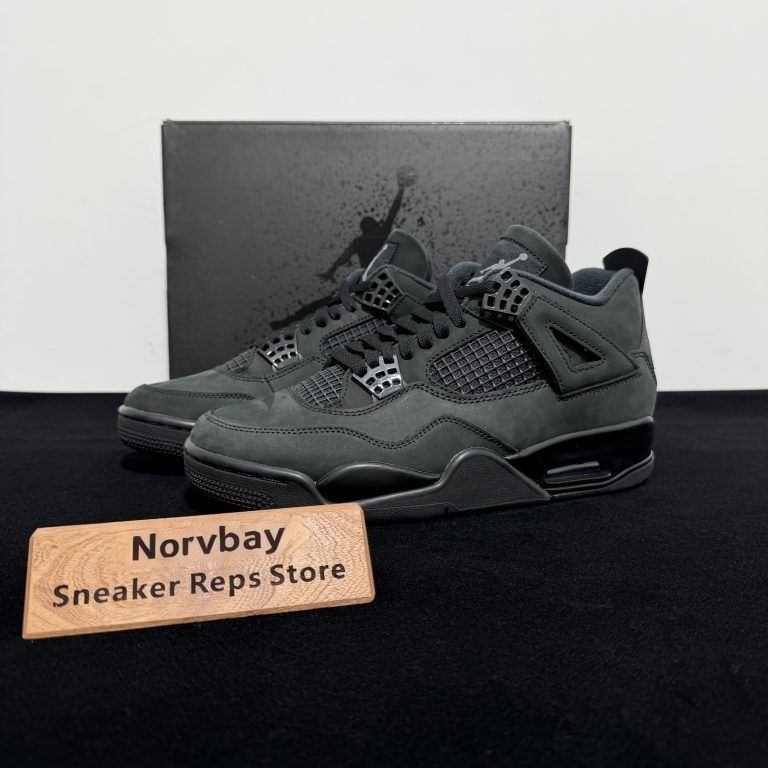 Air Jordan 4 Retro Black Cats 2025 Reps - 1 of 8
