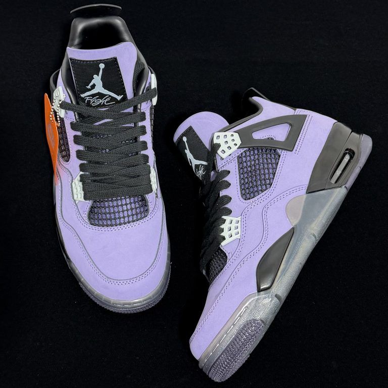 Jordan 4 Travis Scott Purple Reps shoes - 6 of 8