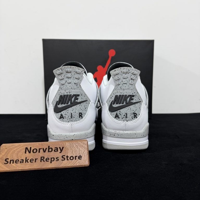Air Jordan 4 Retro White Cement 2016 Reps - 3 of 8