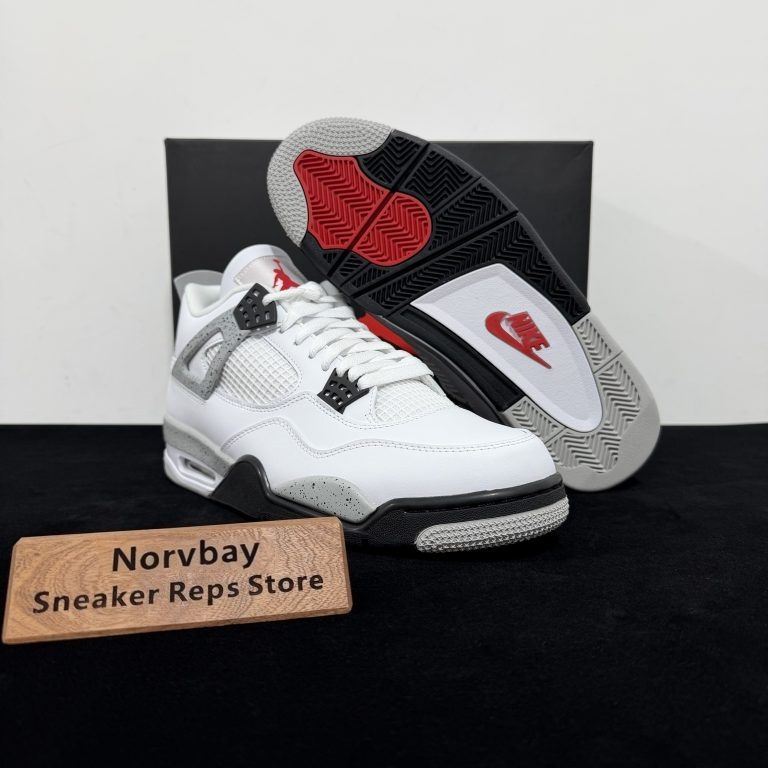 Air Jordan 4 Retro White Cement 2016 Reps - 2 of 8