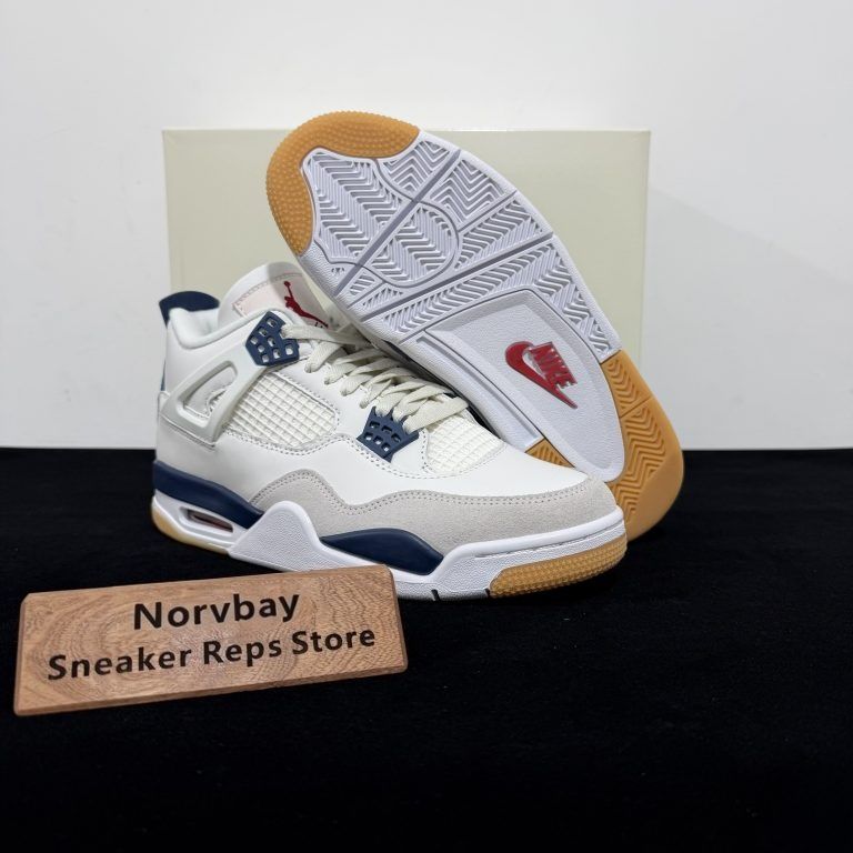 Nike SB x Air Jordan 4 Retro SP Navy Replica - 2 of 8