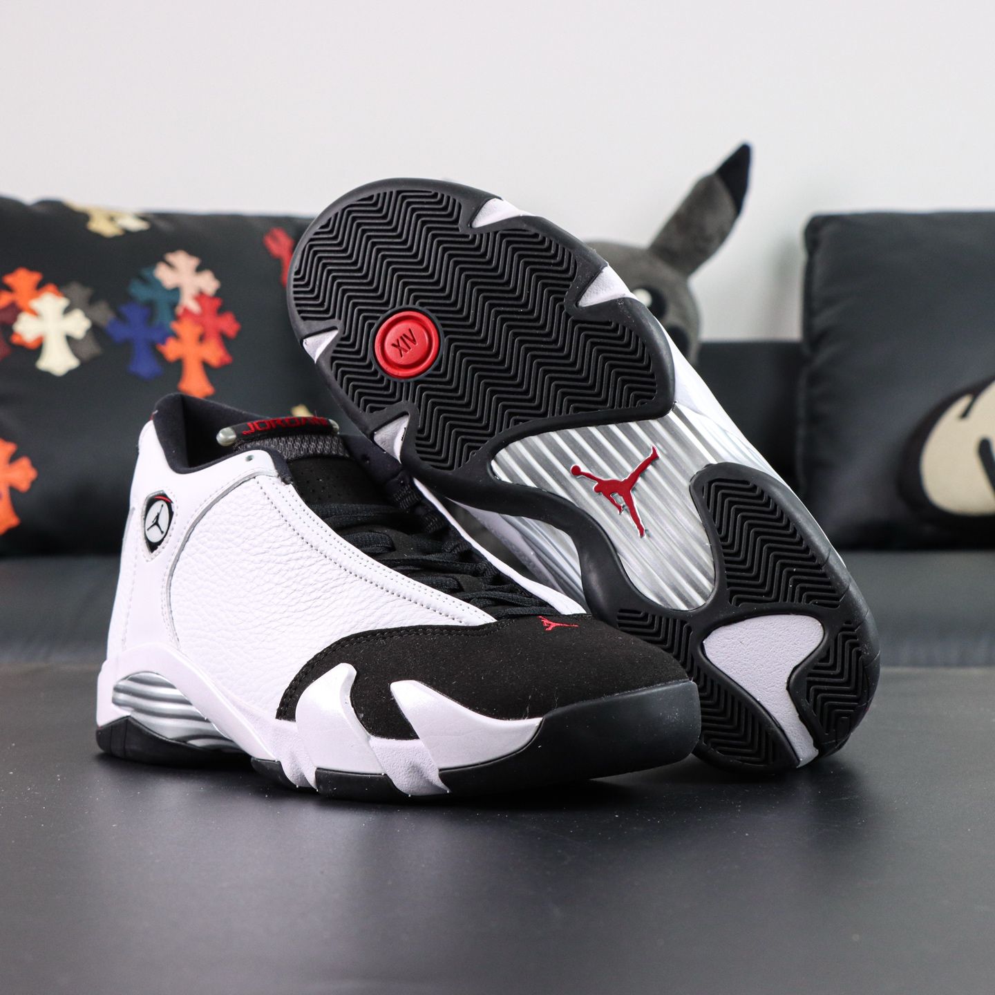 Air Jordan 14 Black Toe Men Sneakers - 6 of 7