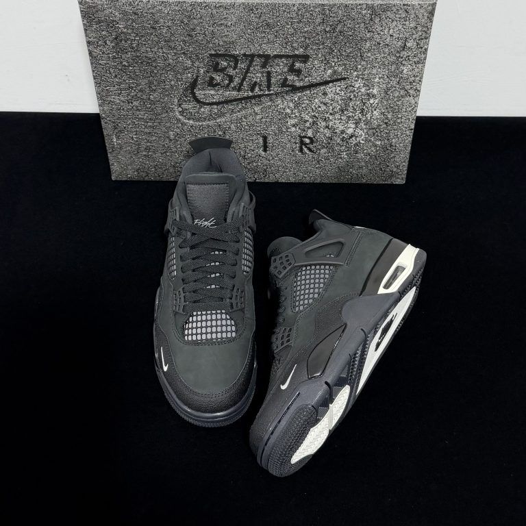 Air Jordan 4 Retro Nigel Sylvester Brick by Brick Black - 6 of 8
