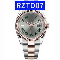Rose Gold silver-grey Roman