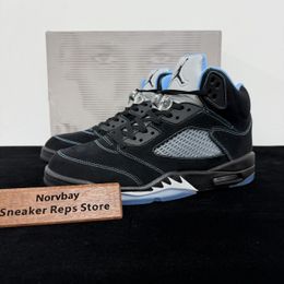 Air Jordan 5 "Black/University Blue" (2026) - norvbay