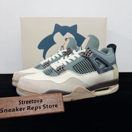 Air Jordan 4 Snorlax basketball shoes - norvbay