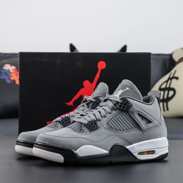 Air Jordan 4 Cool Grey basketball shoes - norvbay