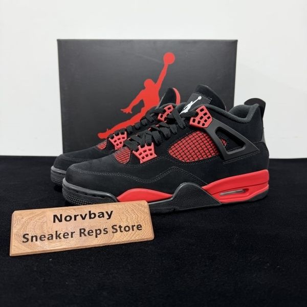 Air Jordan 4 Retro Red Thunder Reps shoes - Shoes & Accessories - norvbay