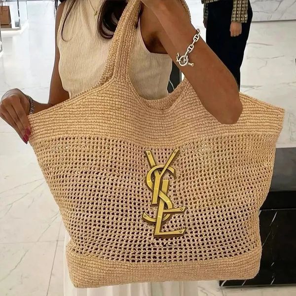 Designer bag Beach Bag Luxury Bag Summer Straw Totes Large Capacity Shoulder Bag Women Vacation Fashion Classic Shopping Bag Letter Straw Basket Bag Fast Shipping